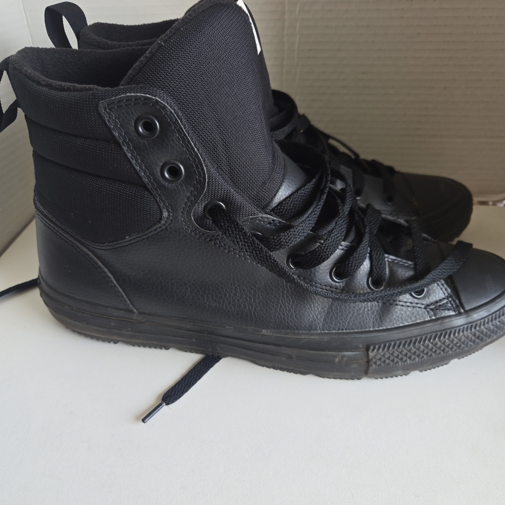 Converse Chuck Taylor Berkshire Boot Cold Fusion Triple Black 171447C Men's 12 - Picture 3 of 5